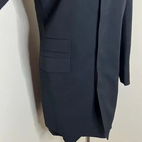 Vtg Ralph Lauren Skirt Suit 8 Womens Black Wool Skirt & Jacket Career Work 90s - Picture 10 of 11